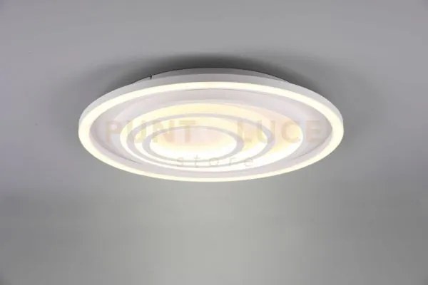Kagawa plafoniera led 40w 5000lm, 2700 - 6000k bianca tonda cerchi ...