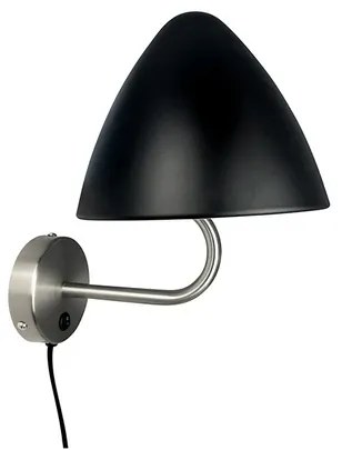 Oulu Applique da Parete Black/Brushed Steel - DybergLarsen