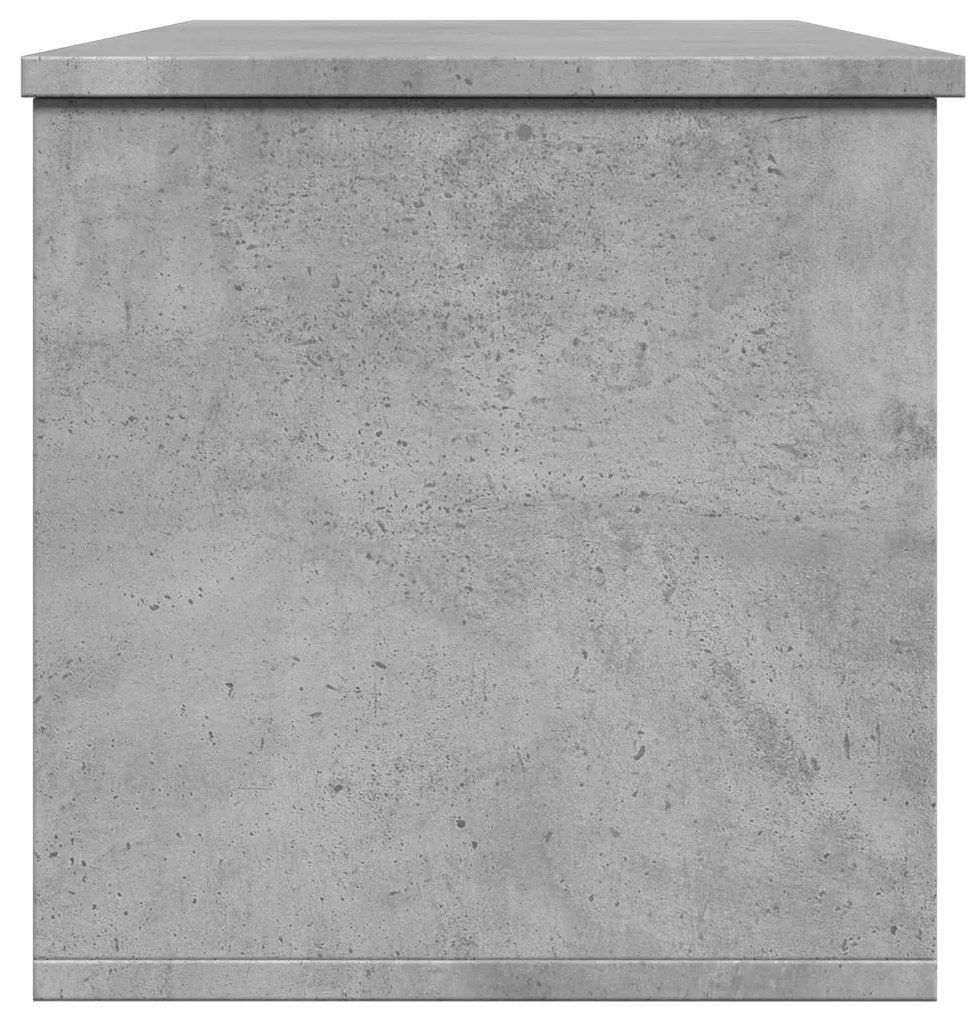 Contenitore portaoggetti grigio cemento 102x35x35cm truciolato