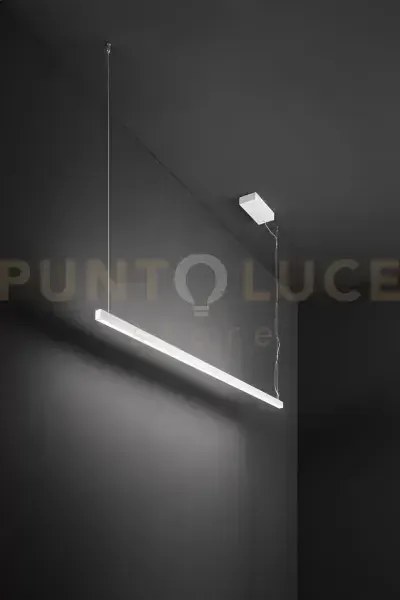Sospensione in metallo bianco link led 45w cct 2700k 3000k 4000k cr...