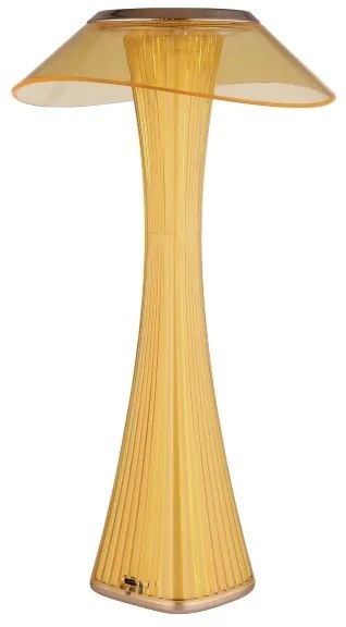 Globo 21025A-LED Lampada da tavolo ricaricabile dimmerabile AMBRA LED/2,5W/3,7V 2700K/4500K/6500K oro