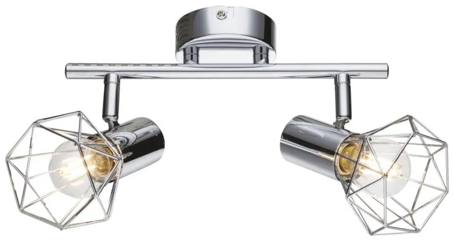 Globo 54802-2 - Faretto XARA I 2xE14/40W/230V