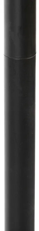 Lampada da terra scandinava nera 5 luci - Facil Tube
