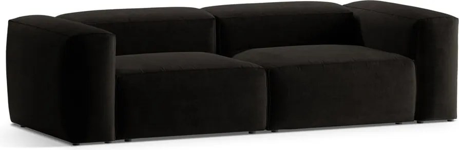 Divano nero 264 cm Bergamo – Cosmopolitan Design