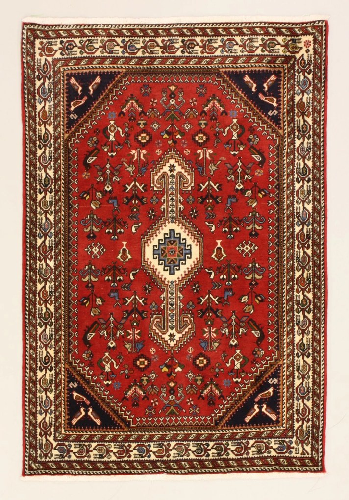Nasrabad Tappeto 150x100 (Iran) Annodato A Mano
