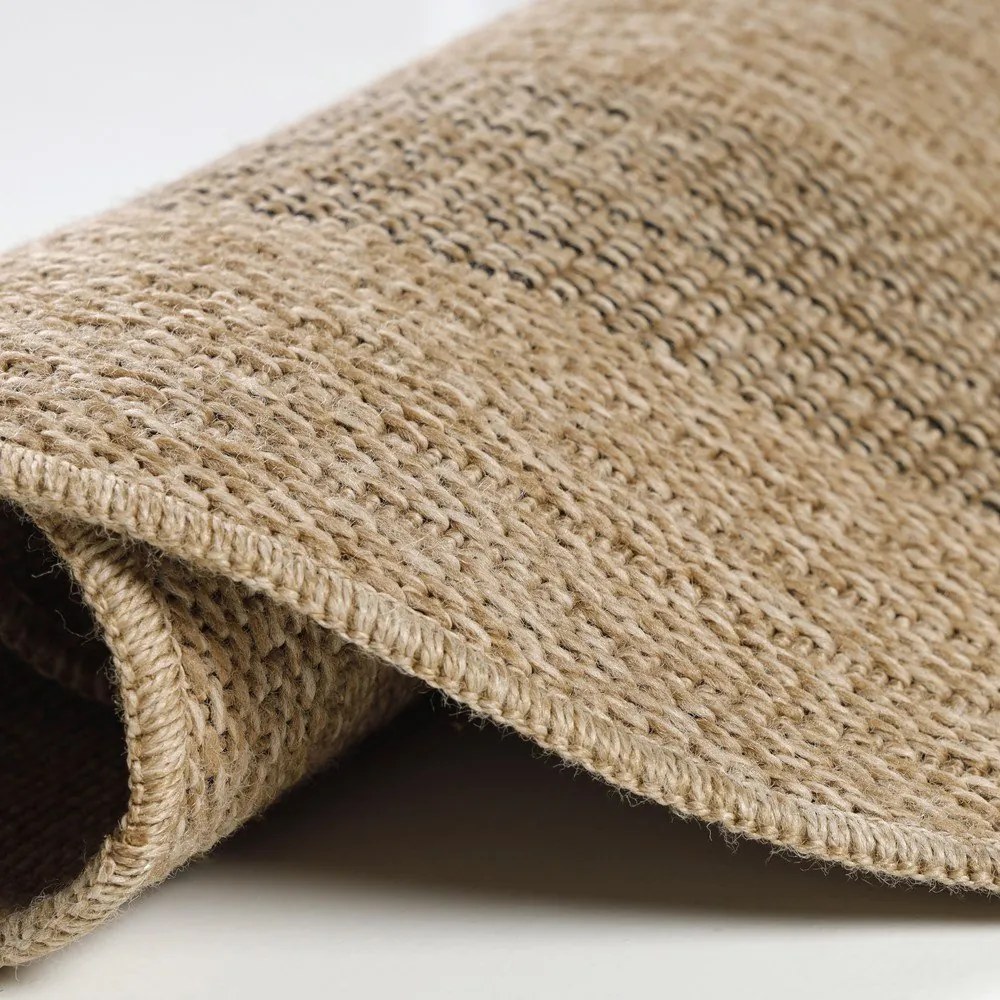 Tappeto rotondo per esterni nero e beige ø 160 cm Comilla - Ayyildiz Carpets