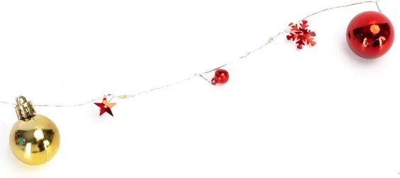 Aigostar - Catena luminosa LED natalizia 20xLED/3xAA 2m bianco caldo