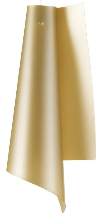 Sospensione Moderna Vela Polilux ® New Gold E Metallo Cromo 1 Luce E27 H68Cm