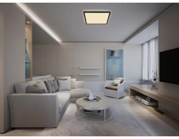 Globo 41563-24B - Plafoniera LED da bagno SAPANA LED/24W/230V IP44 nero