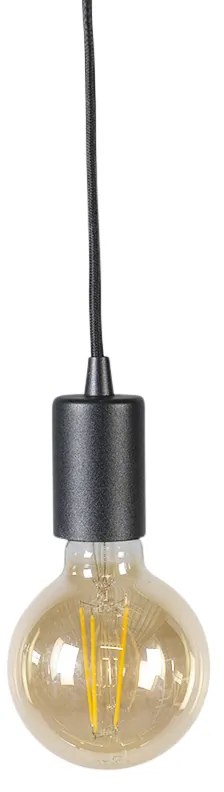 Lampada a sospensione smart nera con WiFi G95 - Facil