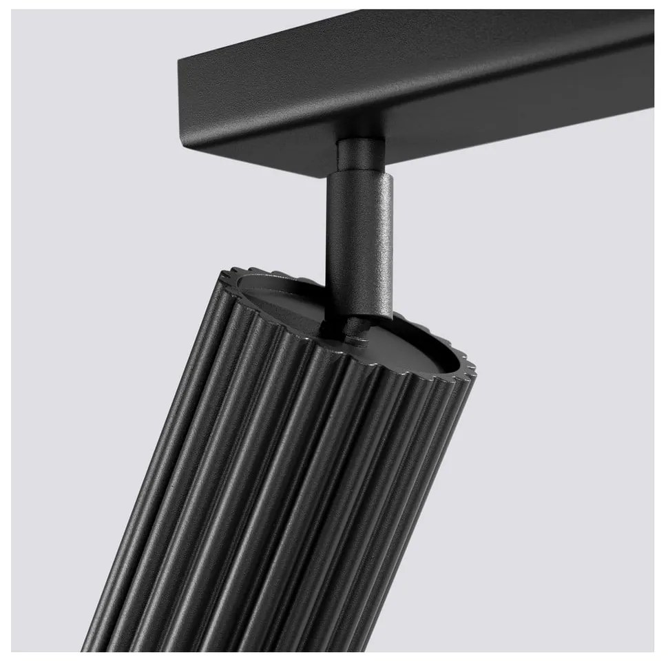 Faretto nero 6,5x117 cm Gleam – Sollux