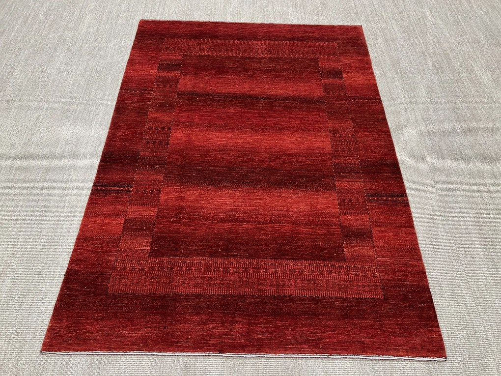 Loribaft Tappeto 230 x 160 Rosso (Iran) Annodato A Mano