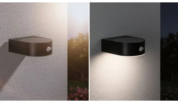 Paulmann 94570 - LED/5,5W IP44 Applique solare con sensore EILEEN 3,7V