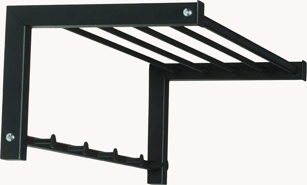 Appendiabiti da parete con cappelliera Bergum