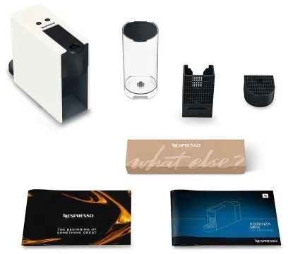 Krups - Macchina da caffè a capsule NESPRESSO Essenza mini 1310W/230V bianco