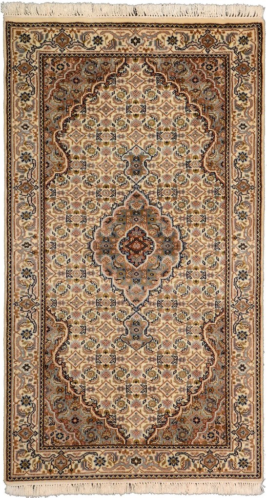 Tabriz Tappeto orientale 160 x 90 Beige (Indian) Annodato A Mano