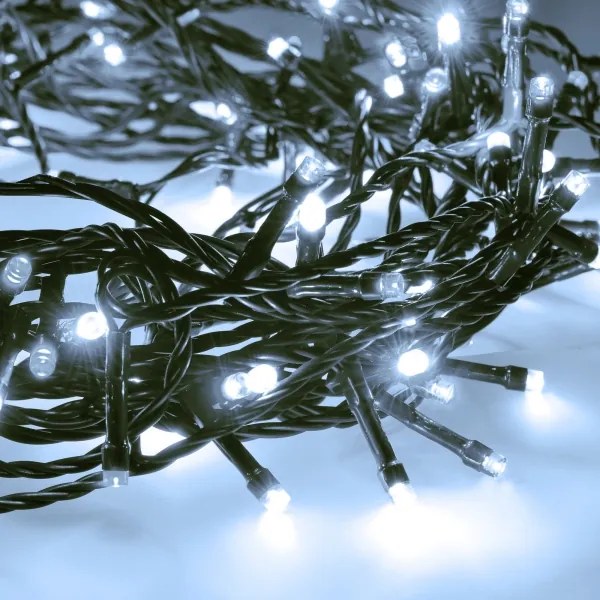 Brilagi - Catena luminosa LED per esterni 300 LED / 8 funzioni, 35 m, IP44, bianco freddo