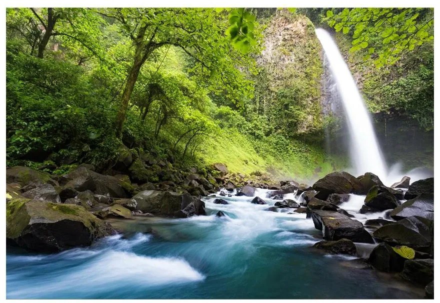 Carta da parati Costa Rica Waterfall 104x70 cm