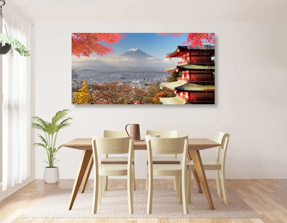 Quadro su tela – Autunno in Giappone