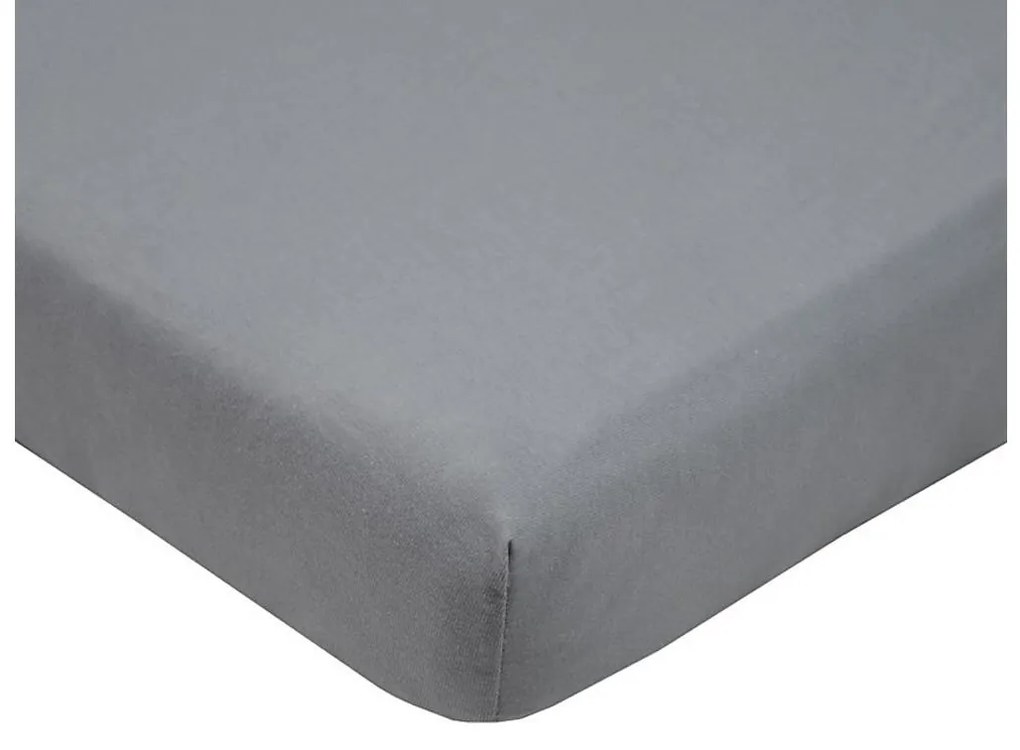 EKO - Telo impermeabile con elastico JERSEY 120x60 cm grigio