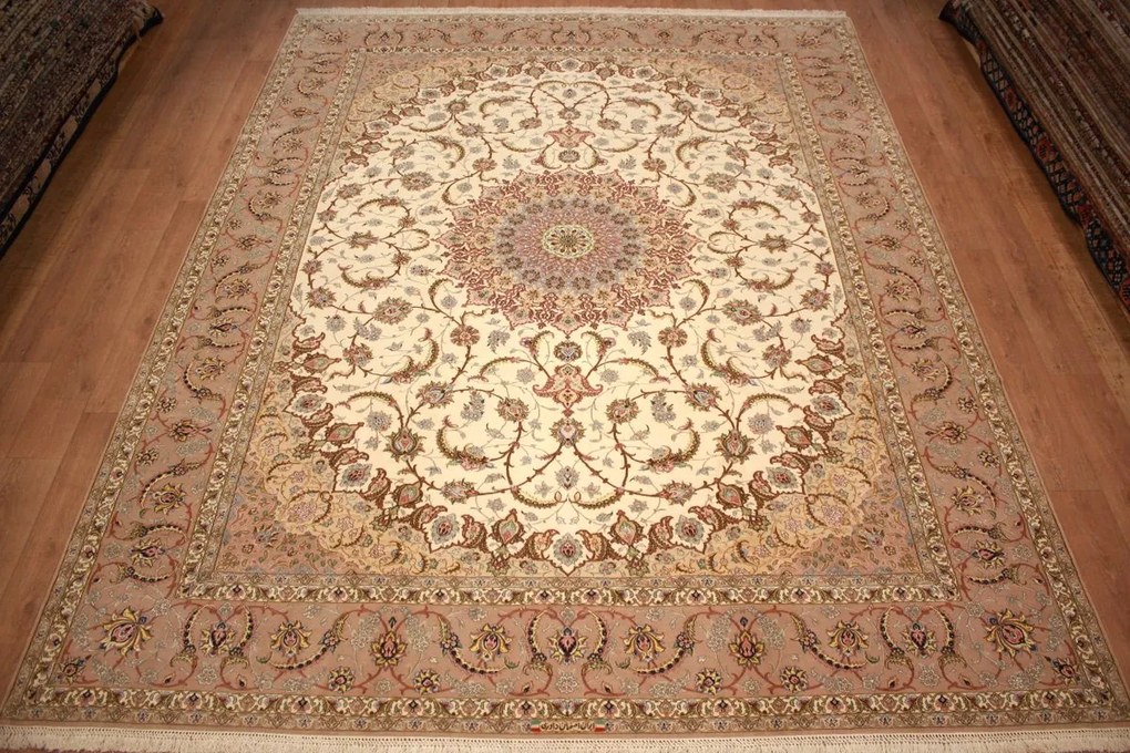 Isfahan Tappeto persiano 320 x 400 (Iran) Annodato A Mano