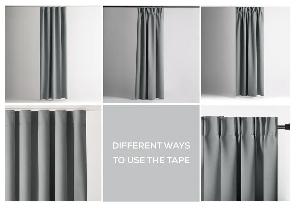 Tenda termoisolante/parzialmente oscurante grigia 140x245 cm Kierra – Restilo