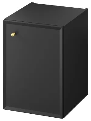 Cersanit S1022-005 - Mobile sospeso da bagno MILLE 40x45 cm, nero opaco