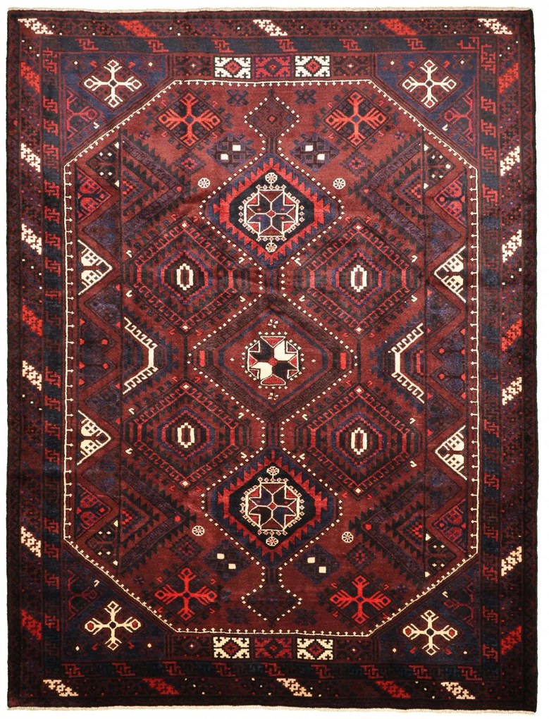 Lori Tappeto 300x230 Rosso (Iran) Annodato A Mano