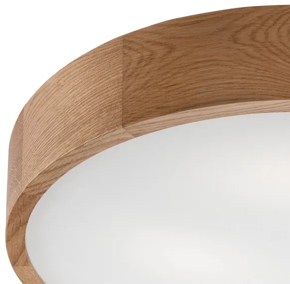 Plafoniera OAK 3xE27/60W/230V rovere Ø 47,5 cm