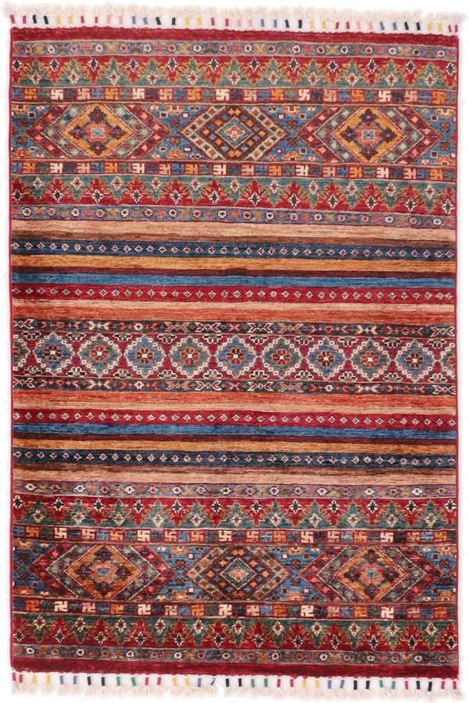Samarkand Tappeto orientale 90 x 130 (Afghanistan) Annodato A Mano