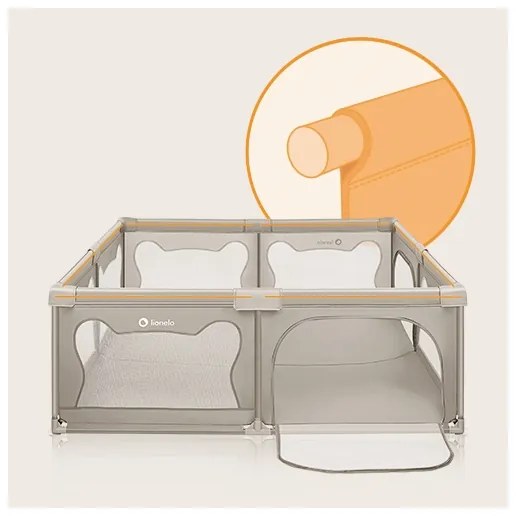 Lionelo - Box giochi WILLOW XL beige