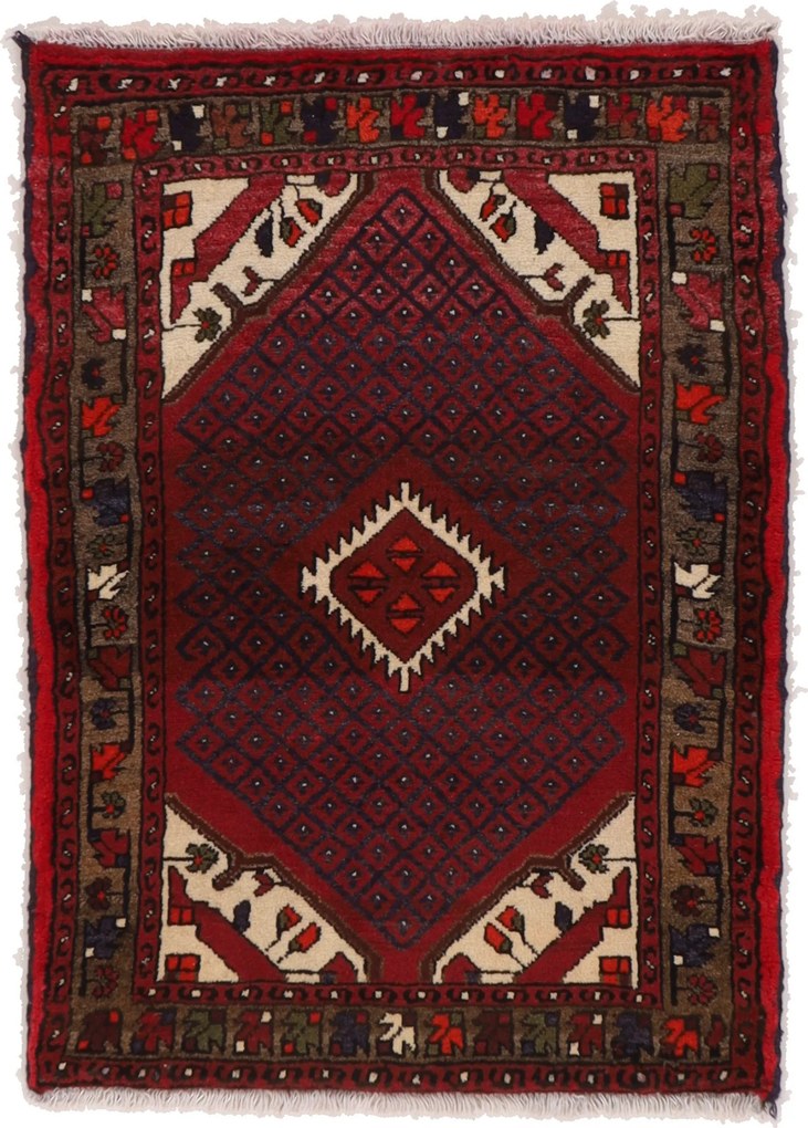 Hamedan Tappeto 110 x 80 (Iran) Annodato A Mano