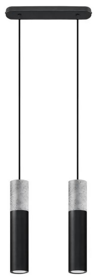 Lampadario a sospensione con filo BORGIO 2xGU10/40W/230V