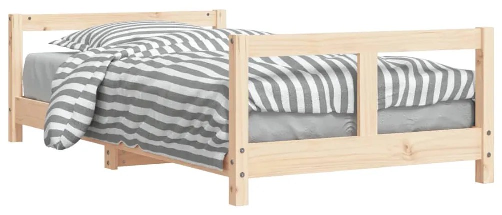 Giroletto per bambini 80x160 cm in legno massello di pino