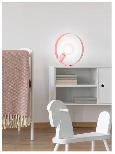 Lampada da tavolo NEXO 1xE27/40W/230V rosa