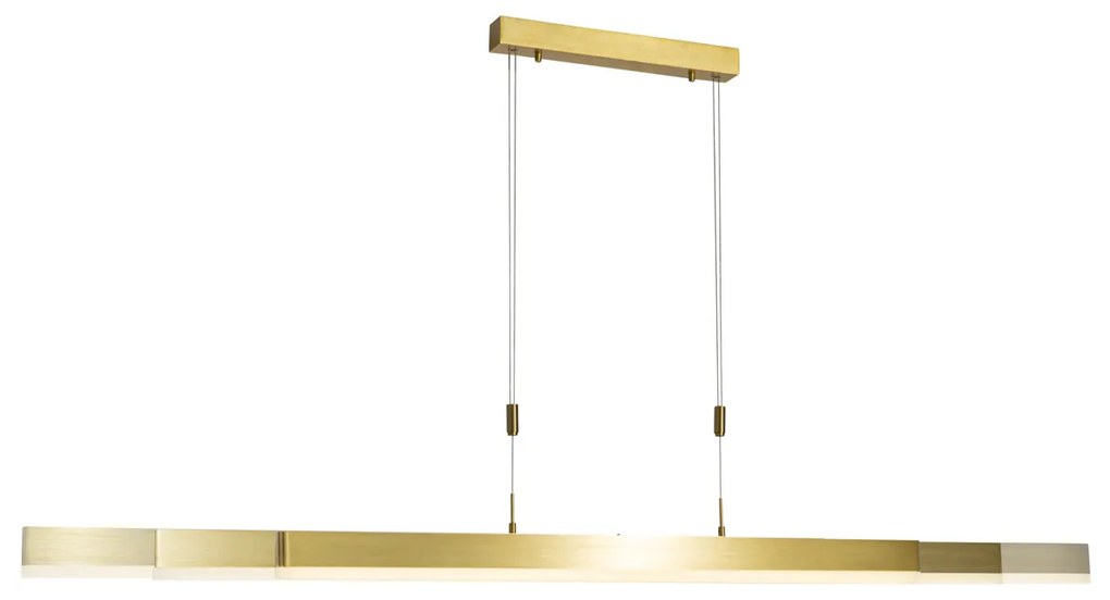 Lampada a sospensione regolabile oro con LED inclusa - Lamba