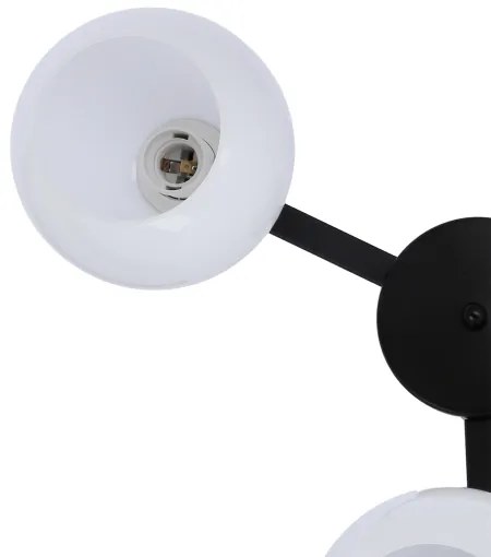Lampadario a plafone CALDERA 3xE27/60W/230V nero