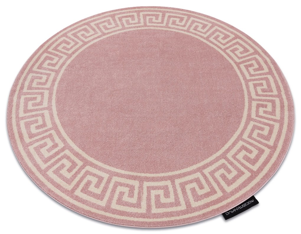 Tappeto HAMPTON Grecos cerchio rosa