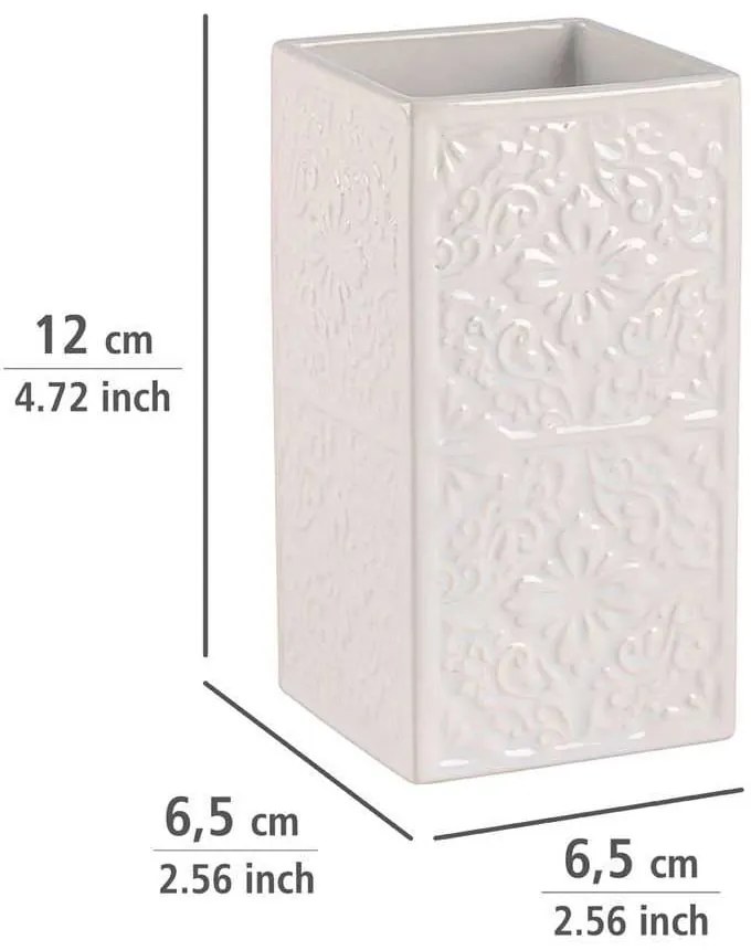 Set di accessori da bagno bianco in ceramica Cordoba - Wenko