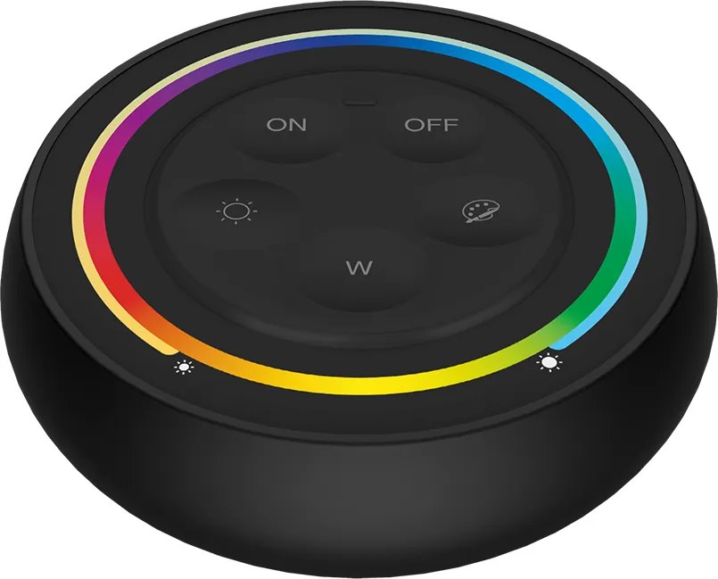Pannello Touch RGB RGBW e RGB+CCT con Base magnetica - Nero