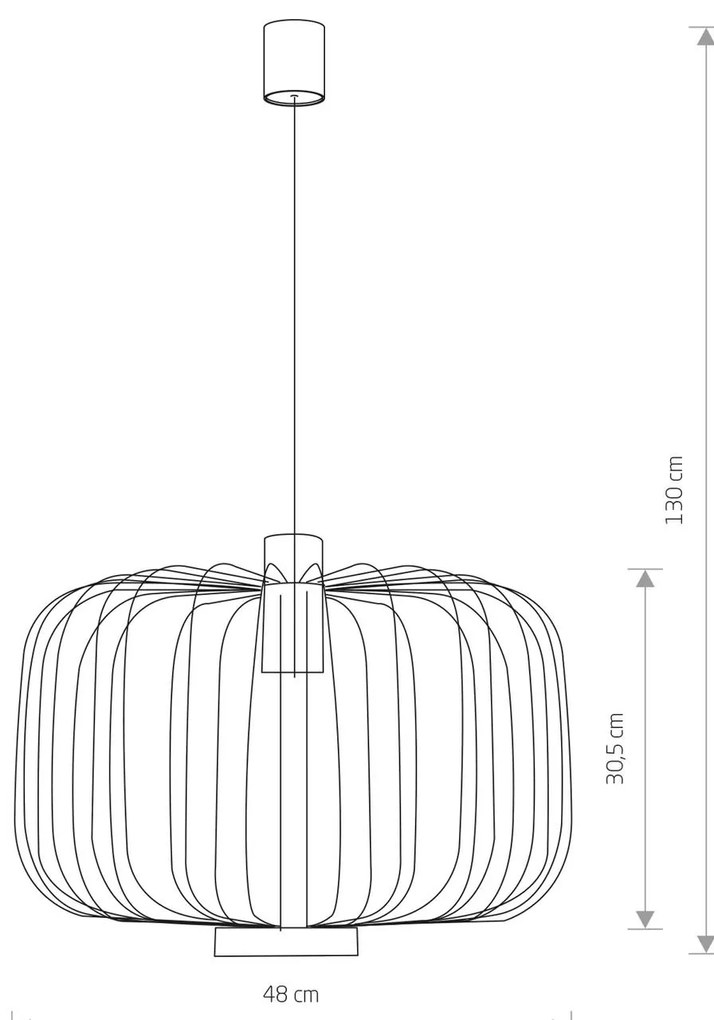 Lampada a sospensione Allan Nowodvorski Lighting, dimmerabile, Nero, Soggiorno / Sala da pranzo, Metallo, Lampada a sospensione