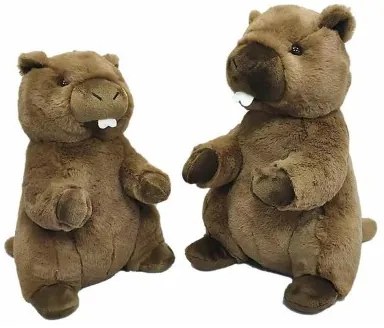 Peluche Brune Marmotta 26 cm