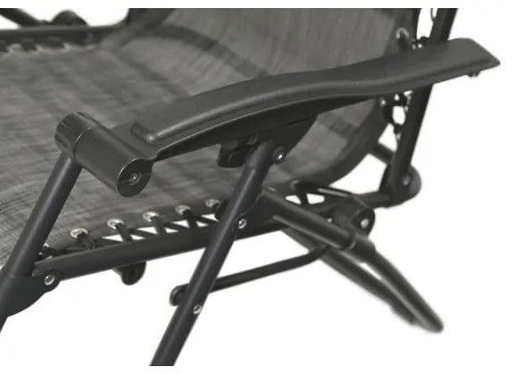Sedia pieghevole regolabile antracite