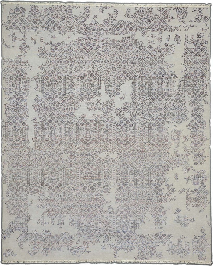 Neo Tappeto 300x250 Grigio (Indian) Annodato A Mano