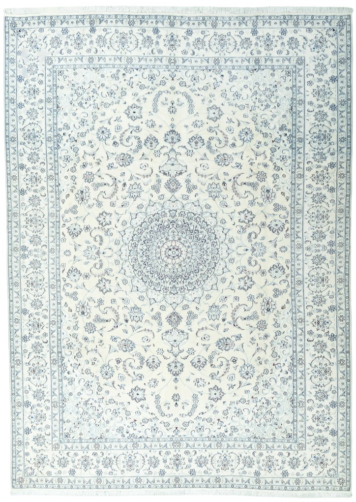 Nain Tappeto 350x250 Beige (Iran) Annodato A Mano