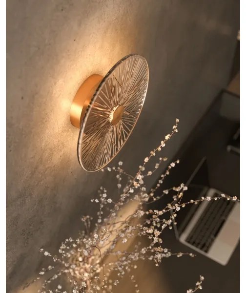 MAXLIGHT W0355 - Applique a LED ALLURE LED/5W/230V diametro 28 cm oro