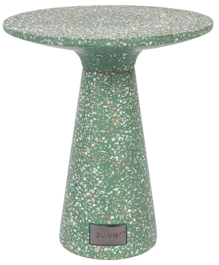 Tavolo pieghevole verde adatto all'esterno, ø 41 cm Victoria - Zuiver