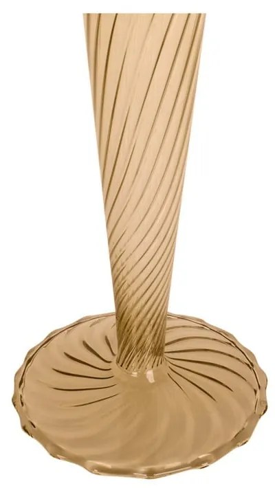 Portacandele in vetro marrone chiaro, altezza 26,5 cm Swirl - PT LIVING