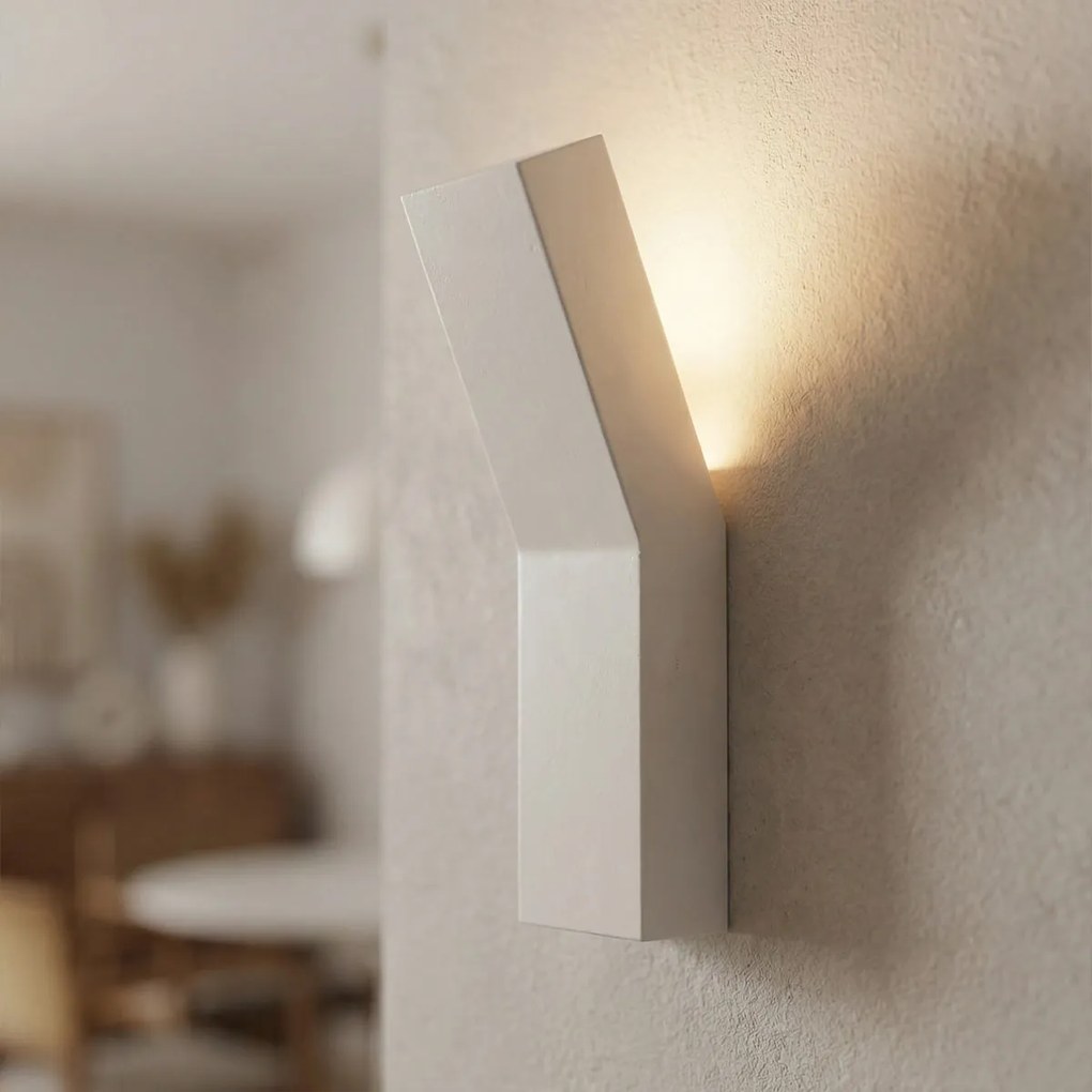 Applique da Parete G9 Luce Indiretta in Gesso Pitturabile