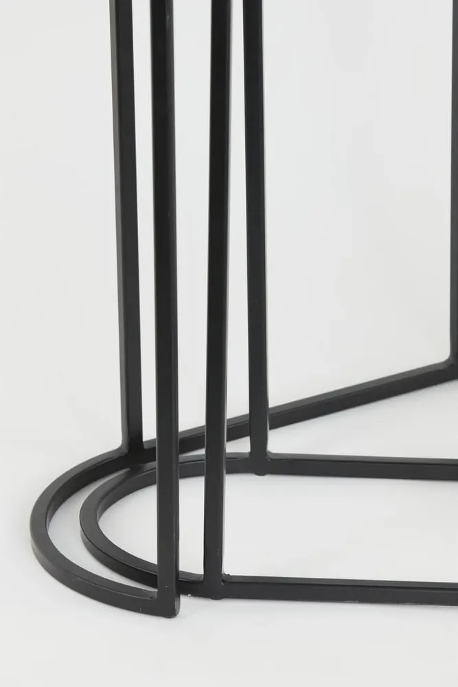 Set di 2 tavolini in metallo 26x53 cm Bocov - Light &amp; Living